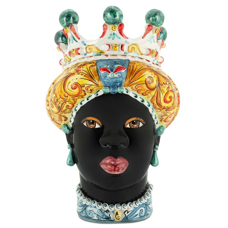 Ваза Vase Moro Lady Ornate Mix Черный Мульти Ваза Vase Moro Lady Ornate Mix Черный Мульти в Кирове | Loft Concept