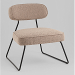 Кресло лаунж Kate букле капучино варинант исполнения - 1 | Loft Concept в Кирове