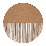 Бра круглое натуральная пробка с бахромой Natural Cork варинант исполнения - 1 | Loft Concept в Кирове