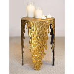 Столик дизайнерский Copper streaks варинант исполнения - 9 | Loft Concept в Кирове