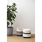 Пуф с плетеной светло-бежевой обивкой Serene Holidays варинант исполнения - 4 | Loft Concept в Кирове