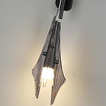 Бра черного цвета с плафоном из рельефного стекла Glass Pod варинант исполнения - 9 | Loft Concept в Кирове