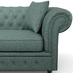 Мебельная ткань Шенилл бирюзовый цвет 138 см T4-31 варинант исполнения - 3 | Loft Concept в Кирове