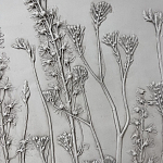 Панно Серые цветы варинант исполнения - 4 | Loft Concept в Кирове