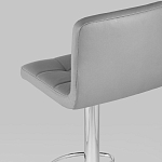 Барный стул с сиденьем серого цвета Honory варинант исполнения - 6 | Loft Concept в Кирове