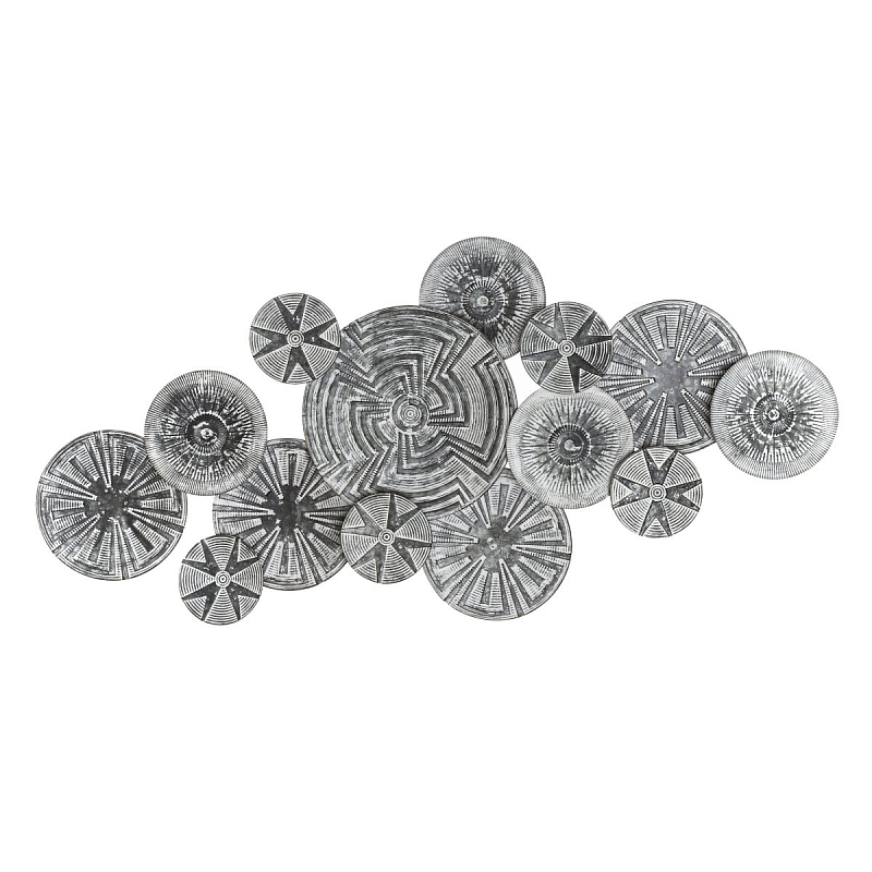 Арт-объект Plate silver Серый Арт-объект Plate silver Серый в Кирове | Loft Concept