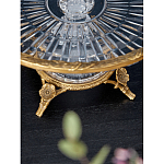 Чаша из прозрачного стекла с фигурками разноцветных попугаев на ободке 38 Eden Garden варинант исполнения - 4 | Loft Concept в Кирове