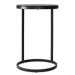 Кофейный столик круглый чёрный Compact Loft варинант исполнения - 1 | Loft Concept в Кирове