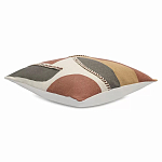 Подушка декоративная с геометрическим узором и плетенными вставками Divine Abstractions варинант исполнения - 1 | Loft Concept в Кирове