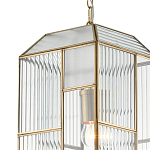 Подвесной светильник с рельефным стеклом Embossed Glass варинант исполнения - 1 | Loft Concept в Кирове