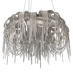 Люстра подвесная круглая с изогнутыми металлическими дугами и ниспадающими цепочками 65 см Atlantis Chain варинант исполнения - 16 | Loft Concept в Кирове