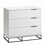 Комод белый с 3-мя ящиками Strict Lines  варинант исполнения - 1 | Loft Concept в Кирове