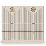 Комод с фактурным фасадом Satin Furniture варинант исполнения - 2 | Loft Concept в Кирове