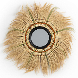 Зеркало с бахромой WICKER MIRROR 100