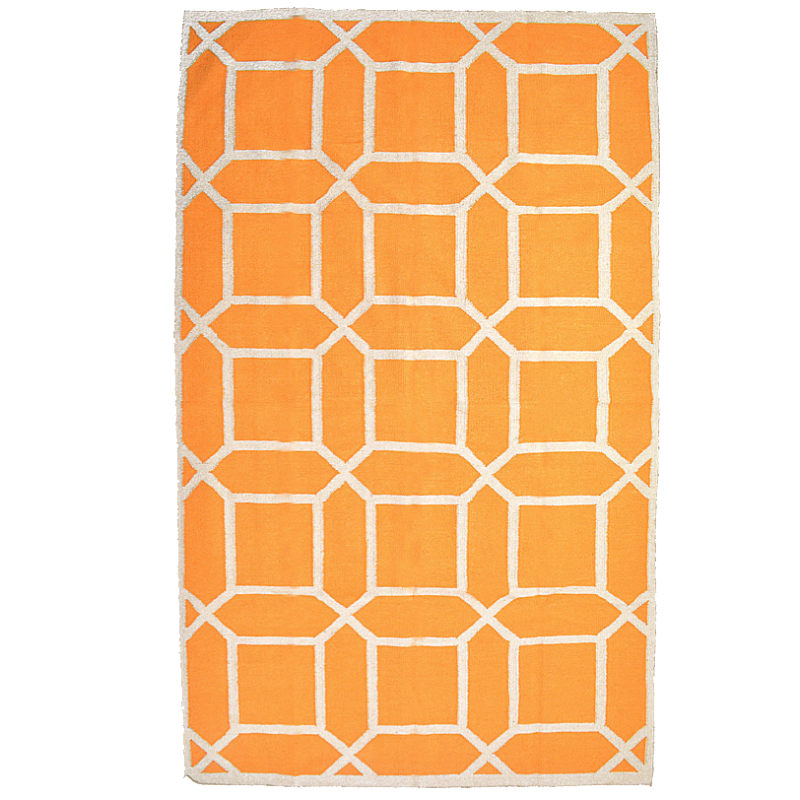 Ковер Ornament Orange Pattern Оранжевый Ковер Ornament Orange Pattern Оранжевый в Кирове | Loft Concept