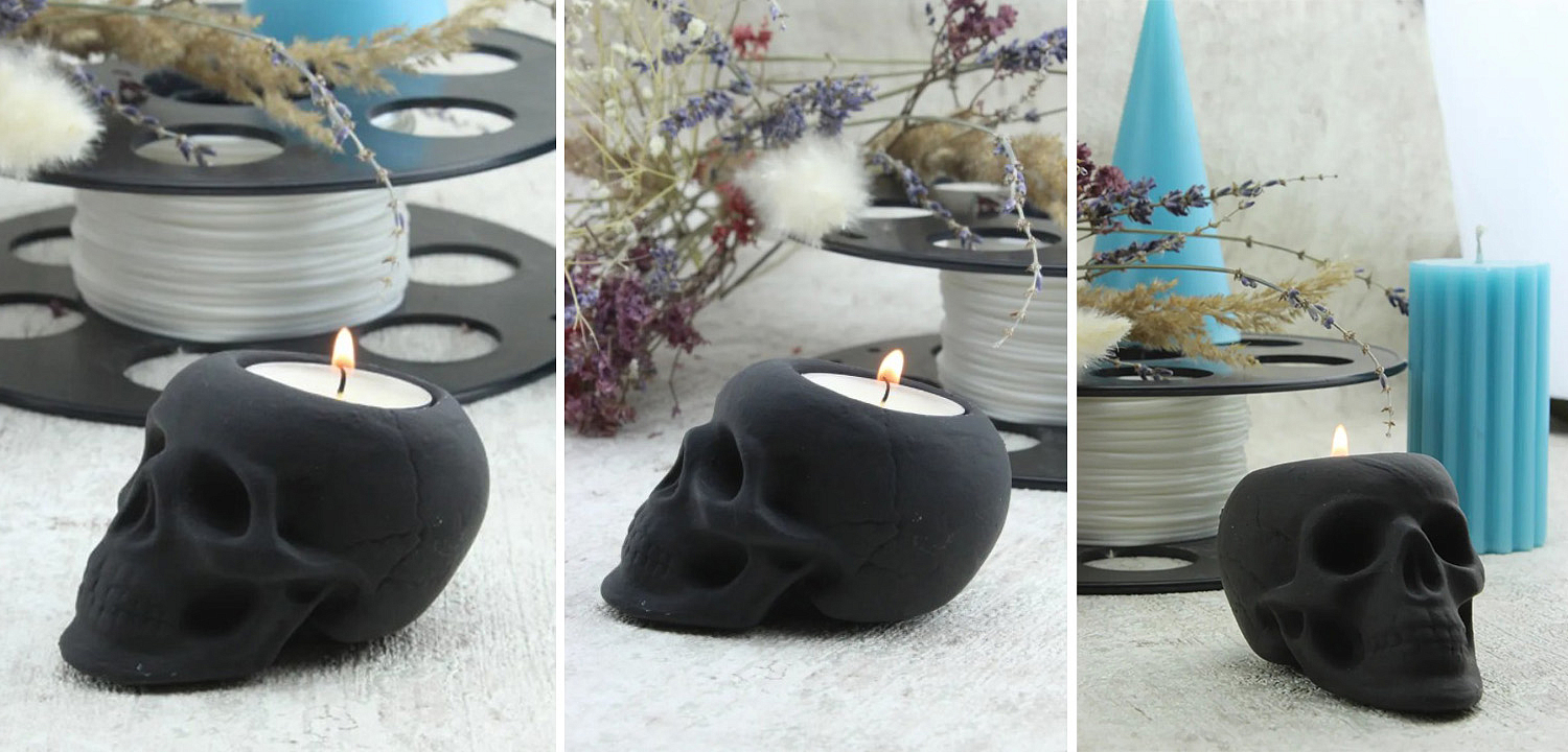Подсвечник Black Skull - Loft-Concept в Кирове