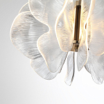 Люстра с крупными рельефным декором в виде лепестков 60 см Ethereal Bloom варинант исполнения - 5 | Loft Concept в Кирове