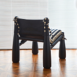 Кресло черно-белое со съемными подушками Celebrity варинант исполнения - 3 | Loft Concept в Кирове