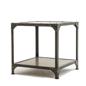 Кофейный стол Industrial Steampunk Nickel Side Table