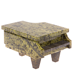 Шкатулка в виде рояля из натурального камня змеевик Stone Casket варинант исполнения - 1 | Loft Concept в Кирове