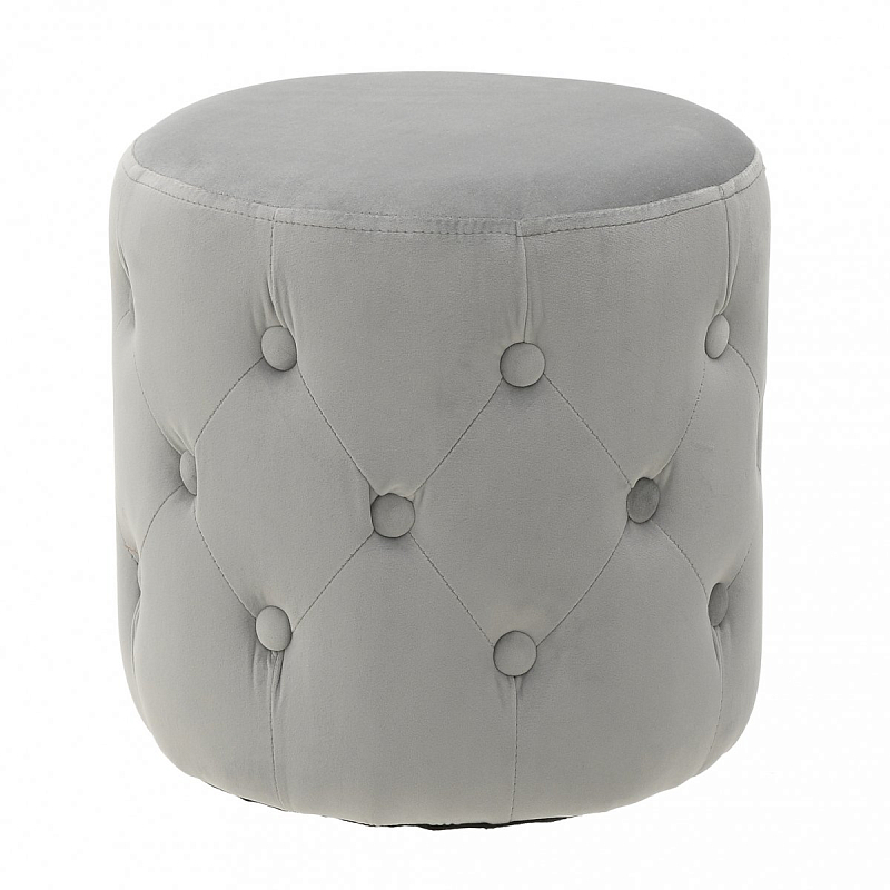 Пуф Capitone Gray Серый Пуф Capitone Gray Серый в Кирове | Loft Concept