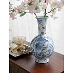 Ваза фарфоровая с синими цветочными мотивами Independence варинант исполнения - 4 | Loft Concept в Кирове