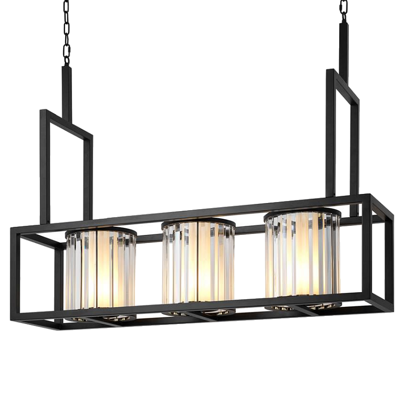 Люстра Chandelier Carducci Black Черный Прозрачный (Transparent) Люстра Chandelier Carducci Black Черный Прозрачный (Transparent) в Кирове | Loft Concept