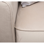 Диван двухместный раскладной светло-серый с кантом Pride варинант исполнения - 5 | Loft Concept в Кирове