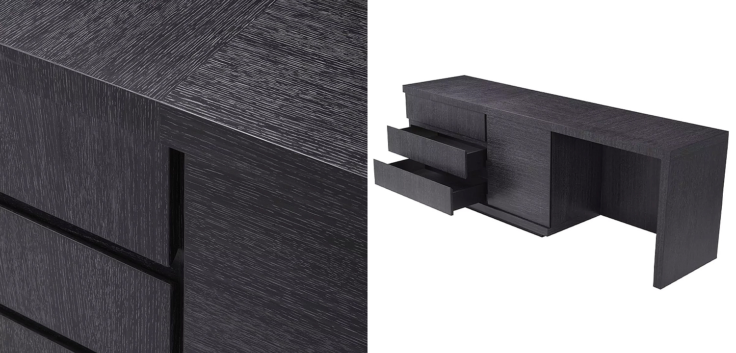 Рабочий стол Eichholtz Desk Crosby Black Рабочий стол Eichholtz Desk Crosby Black - Loft-Concept в Кирове