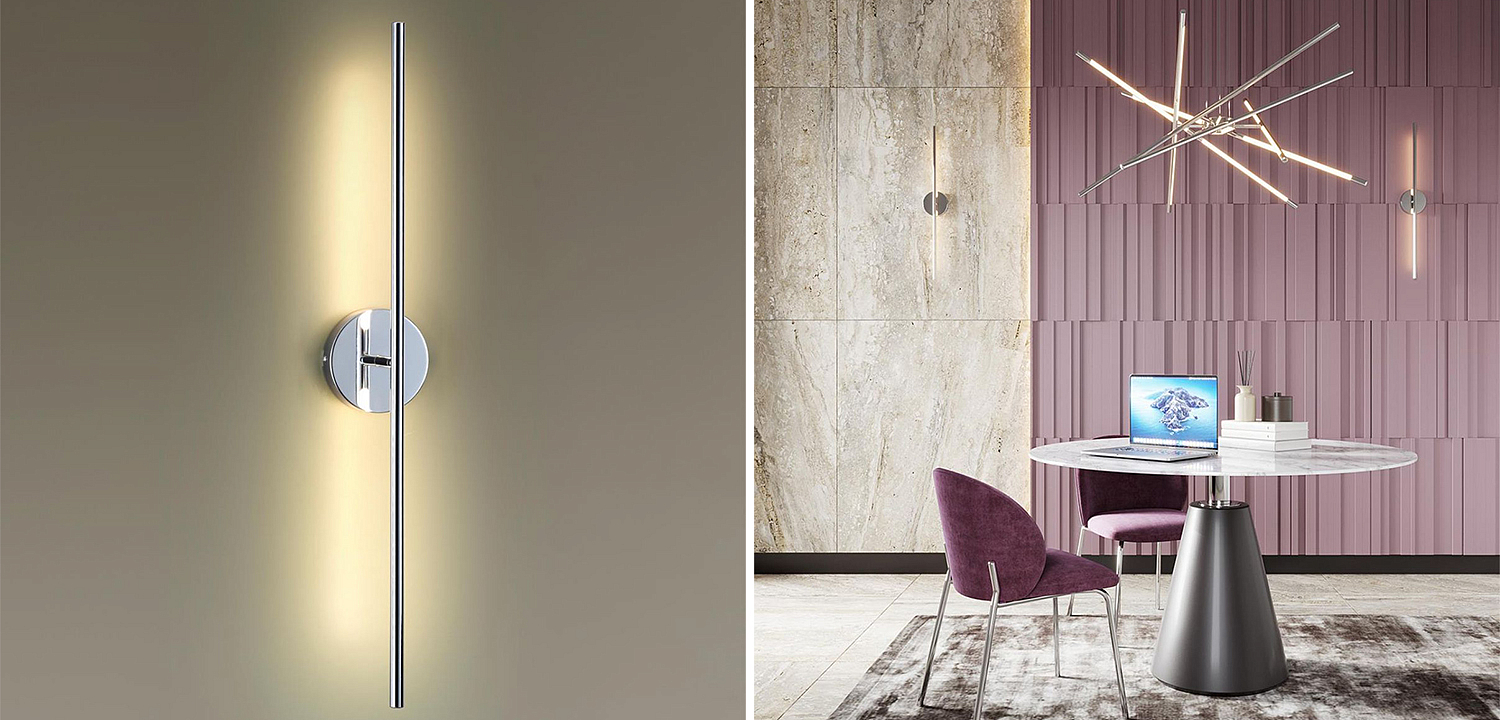 Бра Trumpet Tube Chrome Line Бра Trumpet Tube Chrome Line - Loft-Concept в Кирове