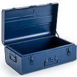 Металлический сундук Metal Dark Blue варинант исполнения - 3 | Loft Concept в Кирове