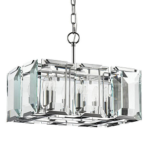 Люстра Harlow Crystal Square Chandelier chrome 6