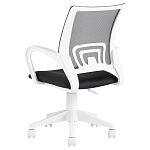 Офисное кресло с основанием из белого пластика Desk chairs Black варинант исполнения - 5 | Loft Concept в Кирове