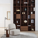 Приставной столик из массива дерева Walnut варинант исполнения - 7 | Loft Concept в Кирове