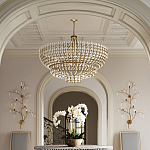 Бра с каркасом в виде веток усыпанных кристаллами Branches with Crystals варинант исполнения - 4 | Loft Concept в Кирове