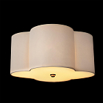 Потолочный светильник с белым волнистым плафоном из ткани Vitorino варинант исполнения - 2 | Loft Concept в Кирове