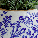 Ваза с синим цветочным узором Blue & White Ornament  варинант исполнения - 1 | Loft Concept в Кирове