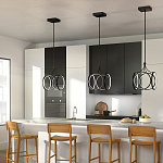 Подвесной светильник светодиодный в форме клетки Kichler варинант исполнения - 6 | Loft Concept в Кирове
