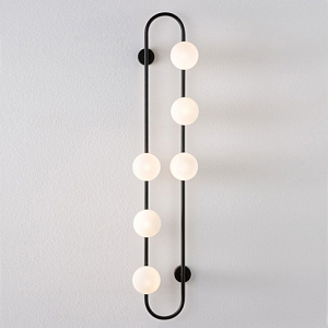 Бра HOOP WALL Lamp Black 6