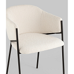 Стул Brace букле белый варинант исполнения - 2 | Loft Concept в Кирове