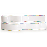 Дизайнерский модульный диван волнистой формы с цветным принтом Poltronova Superonda Sofa варинант исполнения - 5 | Loft Concept в Кирове