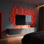 Гипсовая 3D Панель M-47 варинант исполнения - 1 | Loft Concept в Кирове