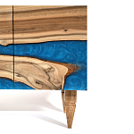 Стильный Буфет лофт 4 двери Cabinet Crimson River фасад эпоксидная смола  варинант исполнения - 4 | Loft Concept в Кирове