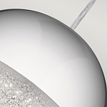 Подвесной светильник со сферическим плафоном из акрила с циркониевыми вкраплениями Kichler варинант исполнения - 6 | Loft Concept в Кирове