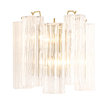 Бра с вертикальными стеклянными подвесками Hexagon Tube Light варинант исполнения - 3 | Loft Concept в Кирове