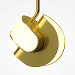 Подвесной светильник в цвете Латунь Levix варинант исполнения - 3 | Loft Concept в Кирове