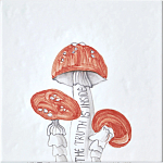 Плитка с узором Мухомор варинант исполнения - 2 | Loft Concept в Кирове