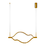 Подвесной светильник волнообразный изогнутый на двух тросах 103 см Spiral Lighting варинант исполнения - 3 | Loft Concept в Кирове