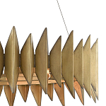 Люстра круглая с фактурным абажуром Graduated Heights варинант исполнения - 1 | Loft Concept в Кирове