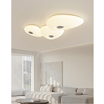 Потолочный светильник с тремя овальными матовыми плафонами TRIDalmen варинант исполнения - 3 | Loft Concept в Кирове